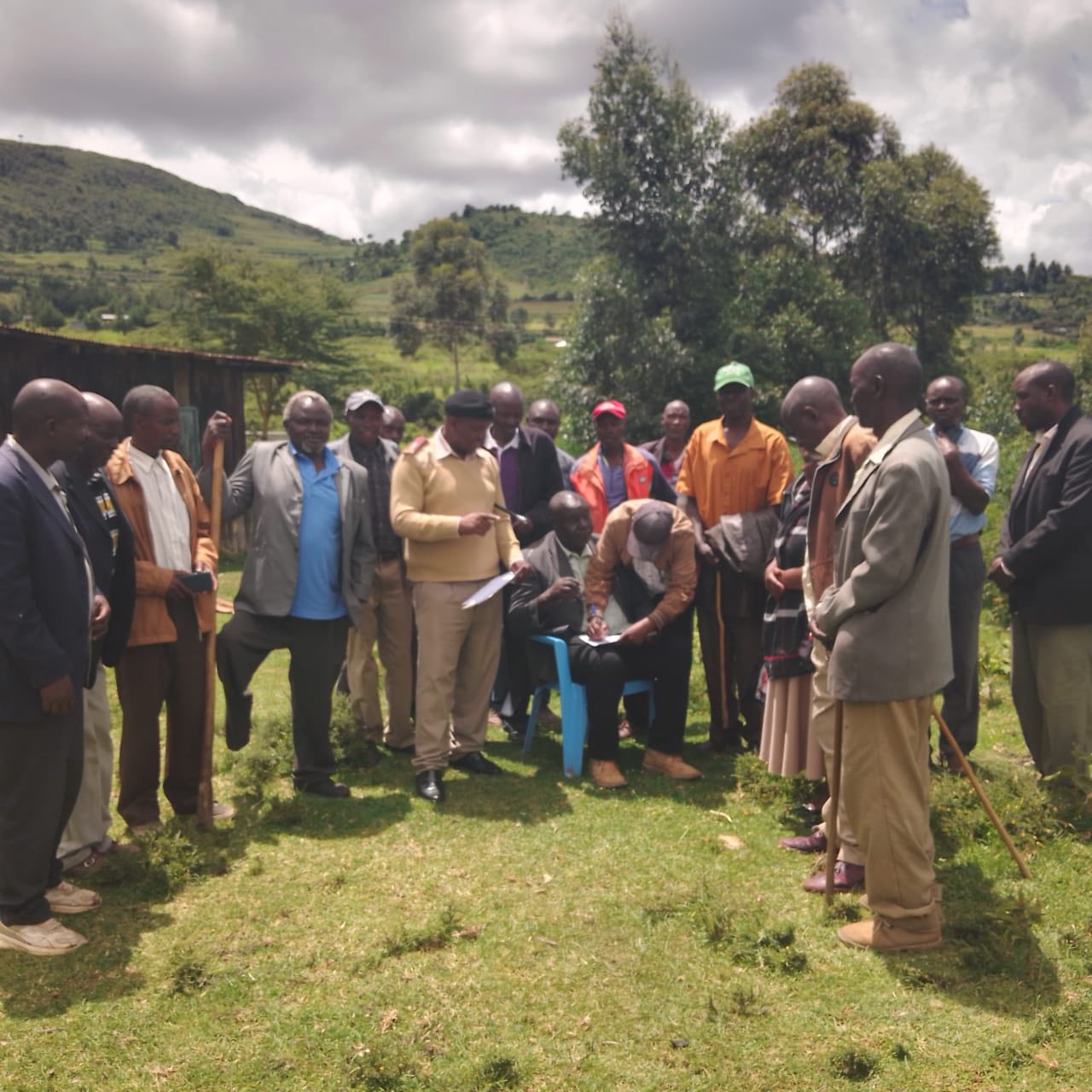 Residents of Narok West and Narok South stream into their respective Constituency Offices to participate in the Public Participation exercise on the Constitution of Kenya (Amendment) Bill, 2025.